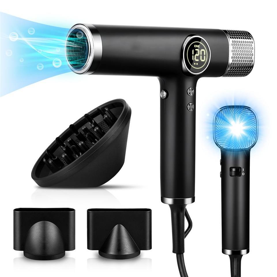 High-Speed Brushless Motor Home Dryer Constant-Temperature Hair-Protecting Negative-Ion Hair Dryer