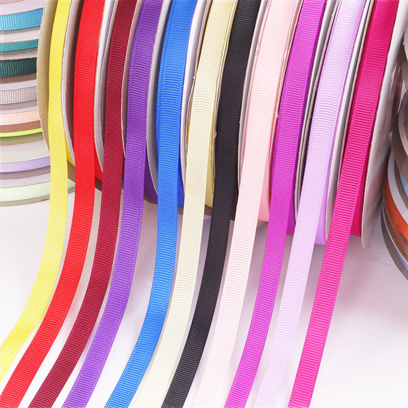 Ribbed Ribbon Handmade Bow Hair Clip Silk Ribbon