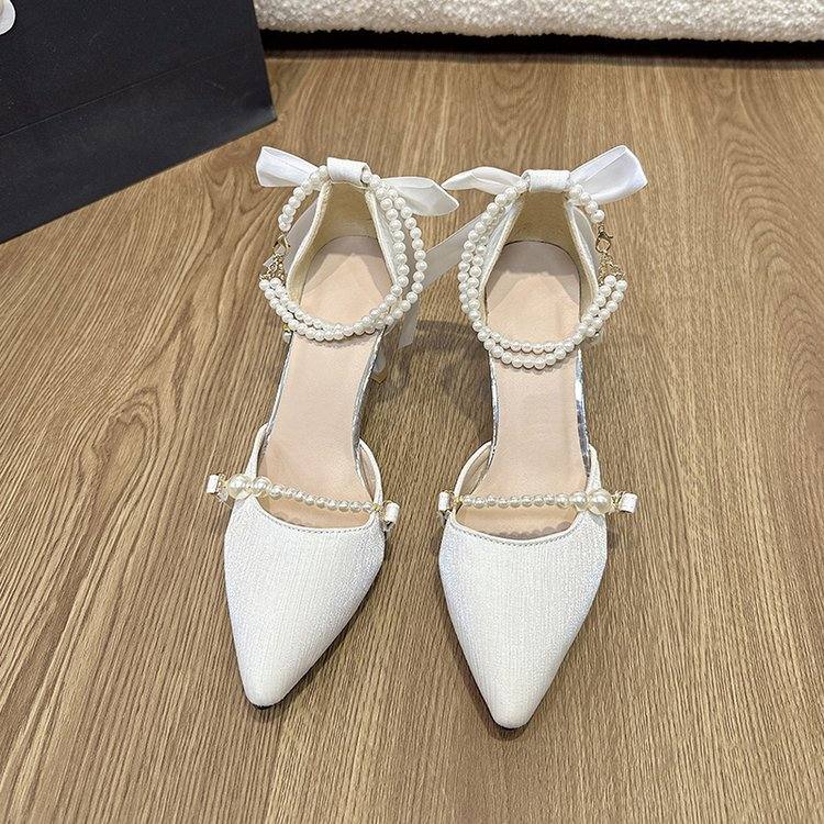 2026 Summer Women Fashion Pumps, Minimalist Premium Design Comfortable Dress Shoes, Versatile Trendy Flat Heel Shoes Matching Dresses