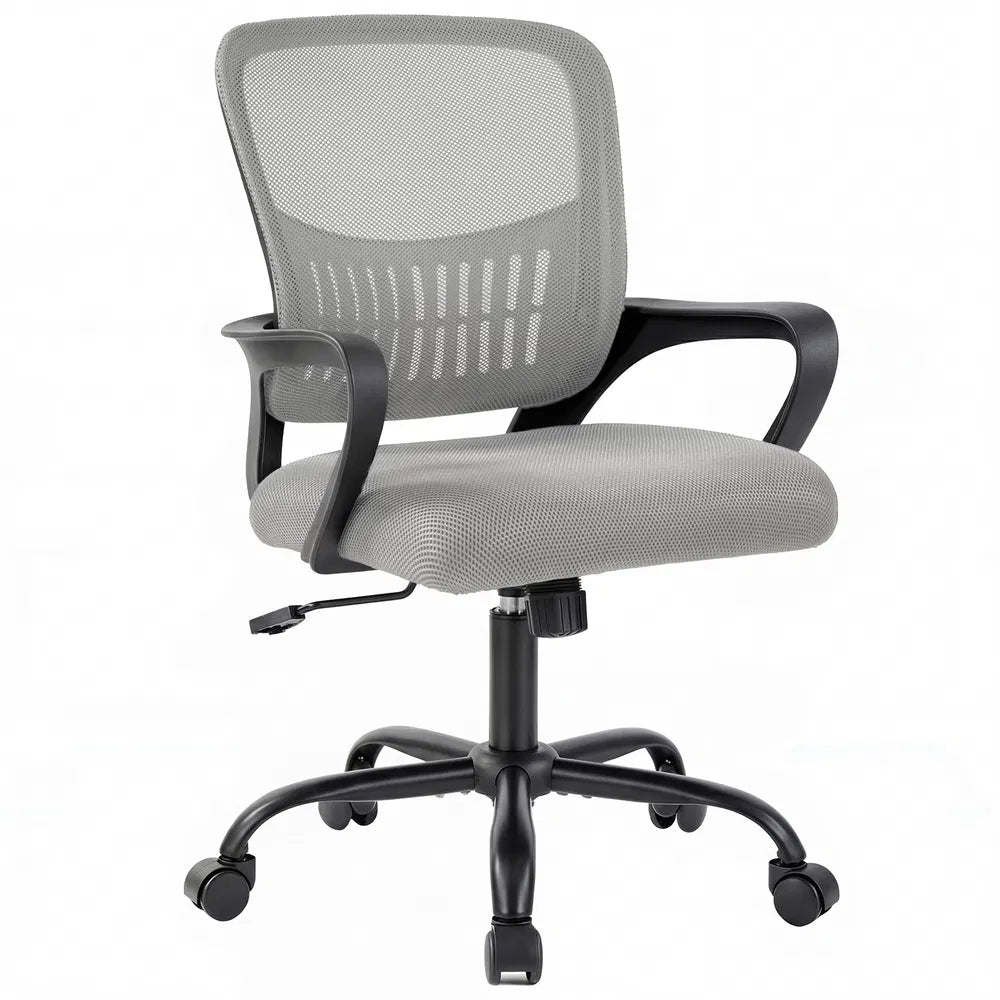 The Adjustable Rotating Back-style Computer Desk And Chair Not Only Offers Comfortable Lumbar Support But Also Comes With Comfortable Armrests.