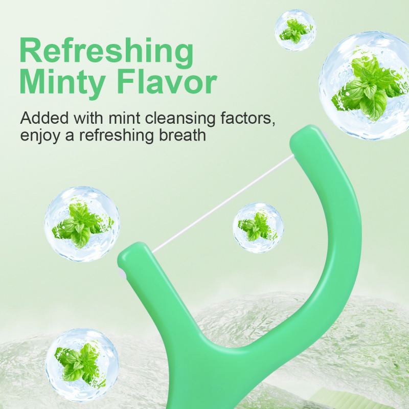 Mint Dental Floss Stick - Home Portable Disposable Care