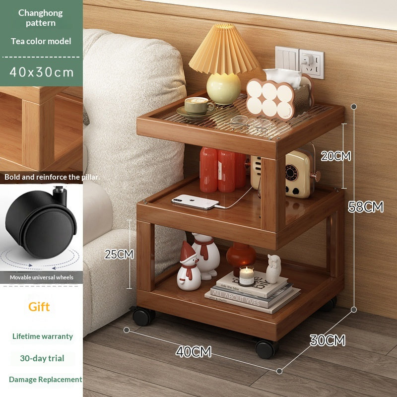 Simple Modern Home Bedroom Storage Cabinet Small Bedside Shelf