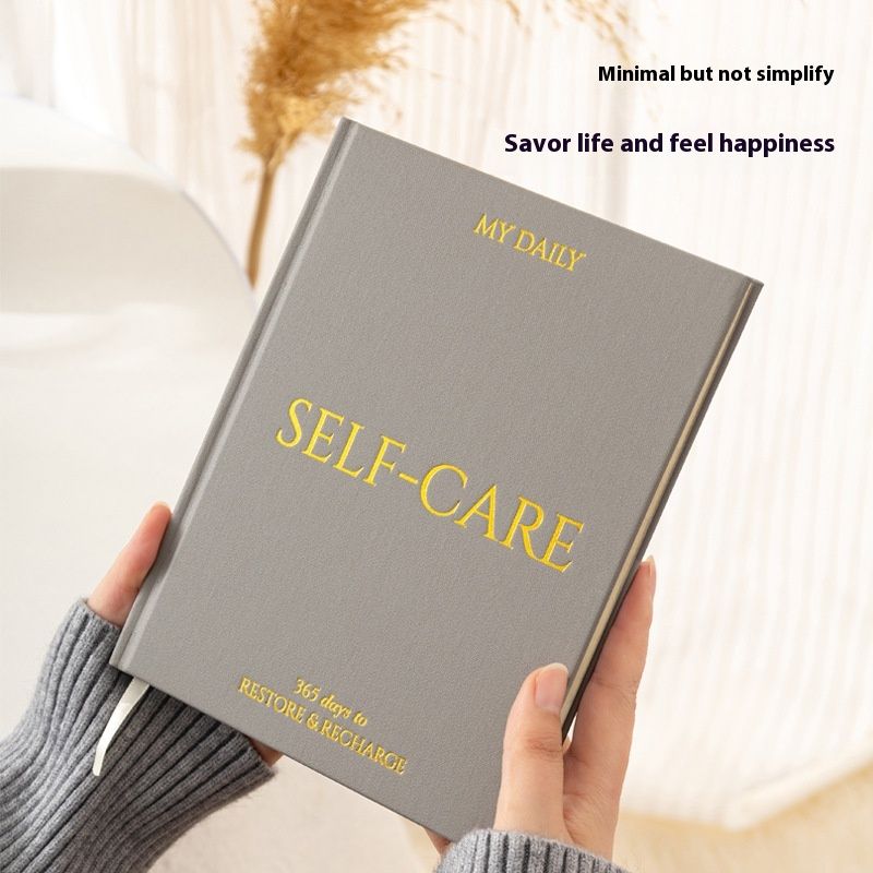 Creative Trend Linen Plan New Self-care Notebook