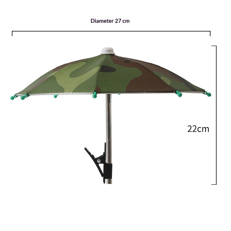 Phone Holder Umbrella Clip Outdoor Umbrella Phone Mount