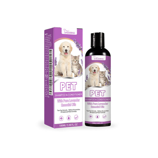 Yegbong Pet Shampoo Daily Skin Care Comfortable And Softening Shampoo For Smooth, Tangle-Free Fur