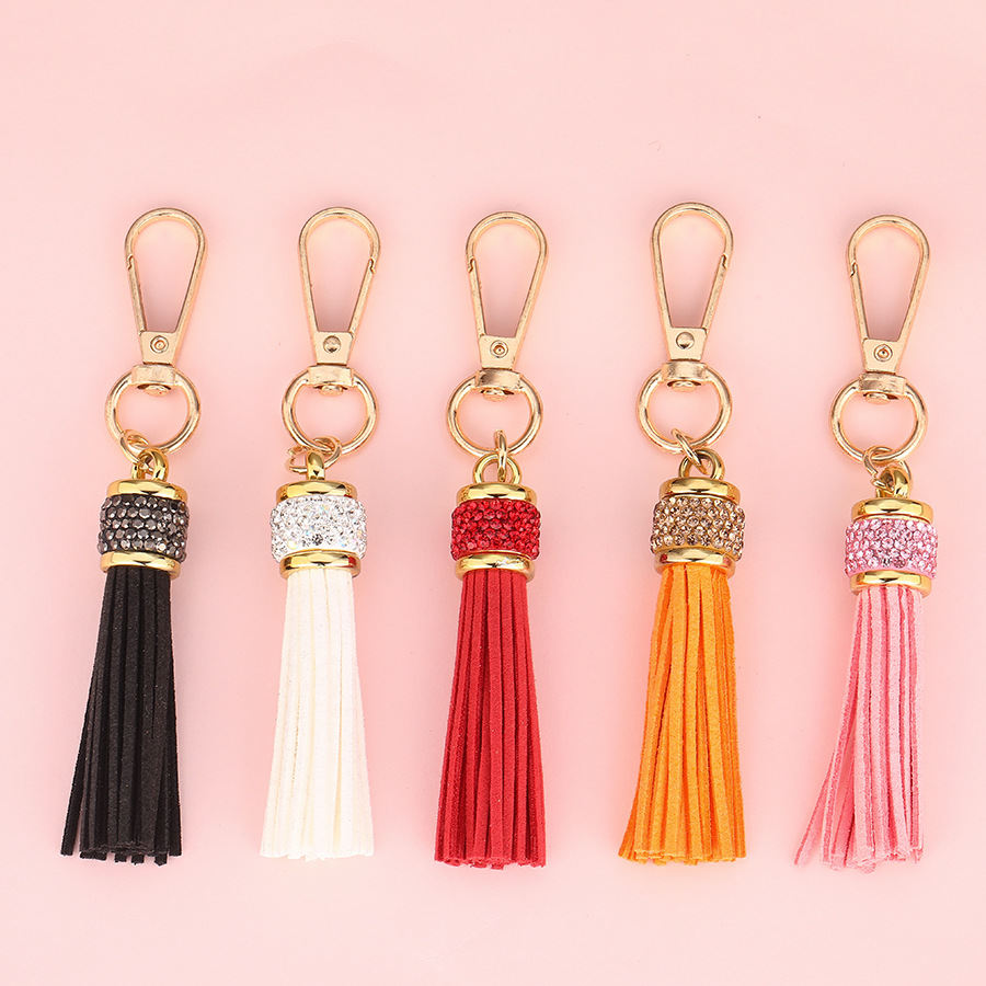 Tassel Color Keychain Automobile Hanging Ornament Bag Accessories