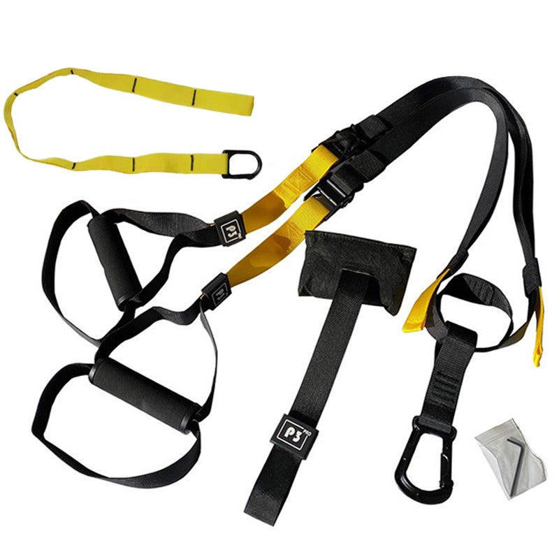Suspension Resistance Band TRX Style Strap Adjustable Gym Fitness Pull Rope 6Pcs