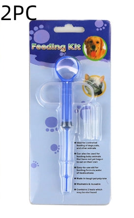 Double Water Medicine Calcium Tablet Feeding Medicine Stick Dog Feeder