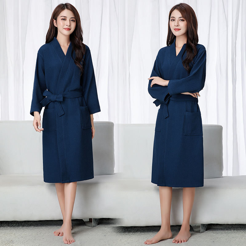 Summer Thin Bathrobe Couples Absorbent Bath And Sleep Robe