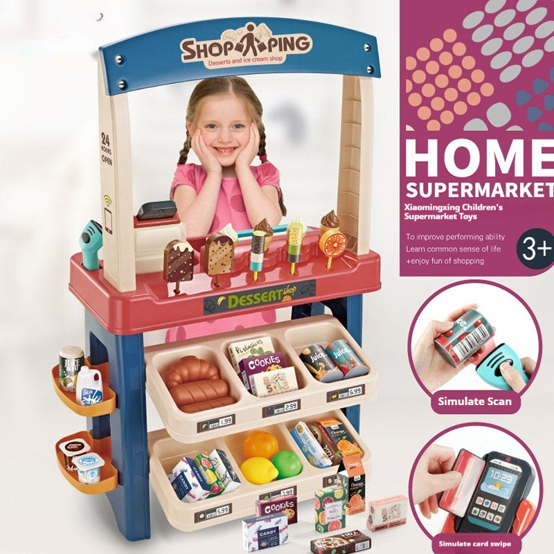 Luxury Ice Cream Supermarket Combination Suit Toys