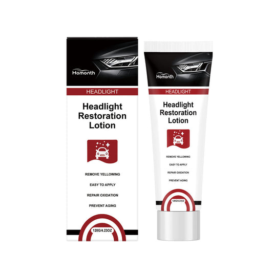 HOMONTH Headlight Care Product For Car Headlights, Daily Cleaning And Repair Of Yellowed Surfaces And Scratches.