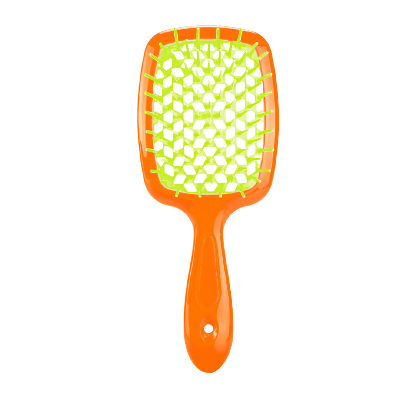 Detangling Comb With Hollow Design Doesnt Snag Hairsuitable For Both Curly And Straight Hair