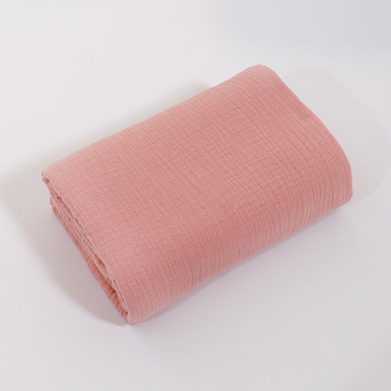 Newborn Bath Towel Solid Color Pure Cotton Gauze