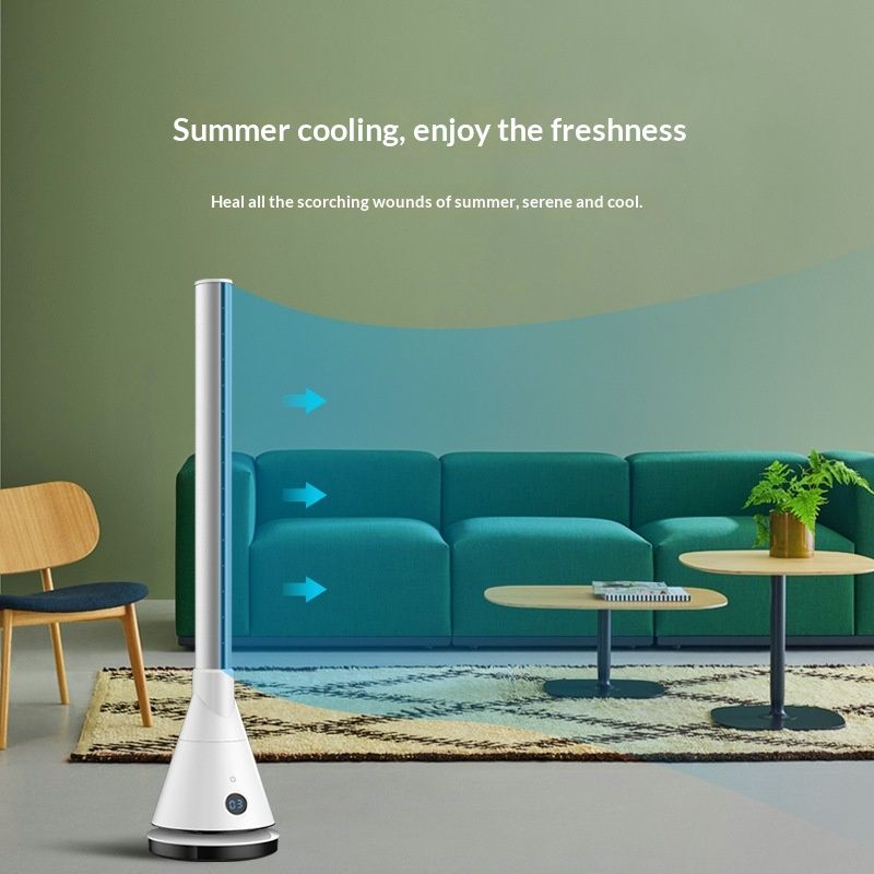 Dual-Mode Smart Bladeless Fan For Home Use