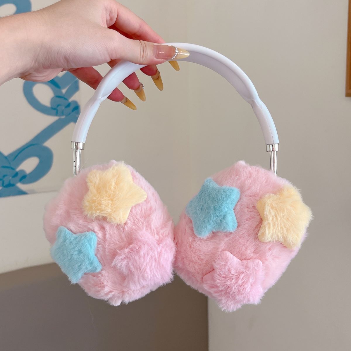 Korean-style Plush 3D Headphone Case
