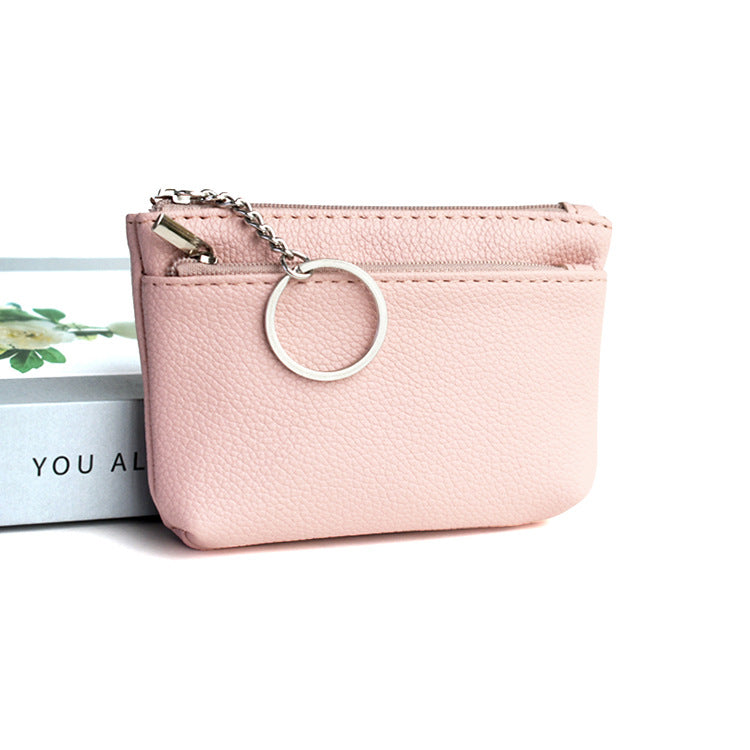 Women's Korean-style Soft Leather Fashionable Key Wallet