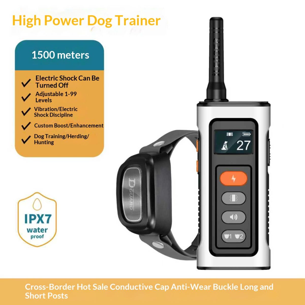 Outdoor Hunting Herding And Training Electric-Shock Pet Collar