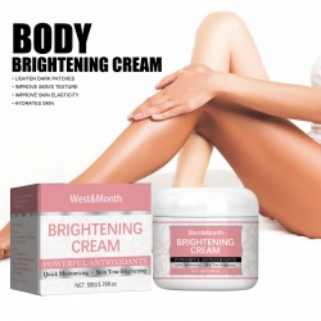 West&Month Body Brightening Cream, Repair Joint Black Fade Black Acanthosis Skin Moisturizing Whitening Skin Body Cream