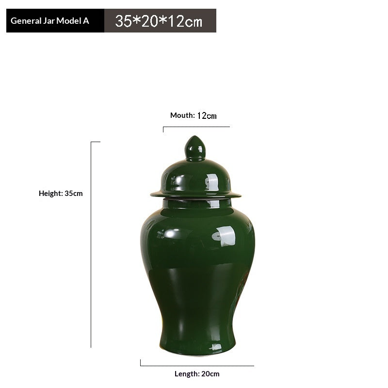 Ceramic Storage Jar Ornament For Model Homes And Tea Rooms