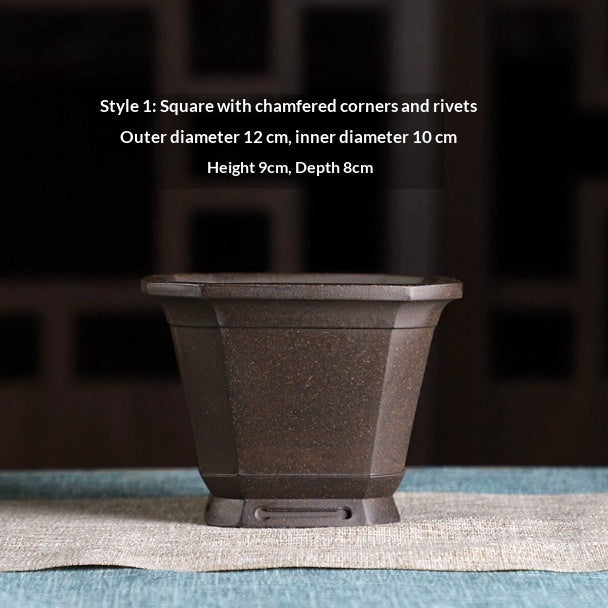 Zisha Flower Pot For Indoor Desk Plants