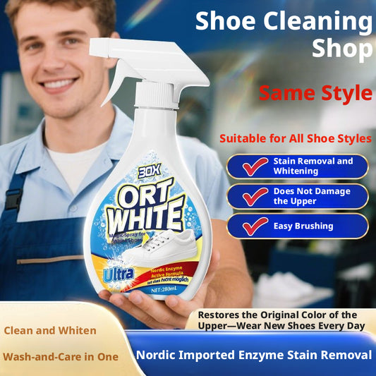 Xiaobai Shoe Cleaner-Nordic Enzyme Active Oxygen-280ml-1 bottle