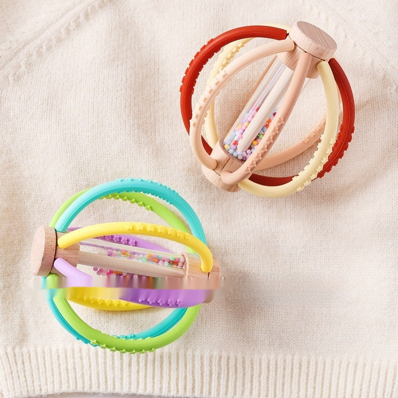Children's Teether Hand Ball Three-dimensional Rattle Soothing Molar Toys