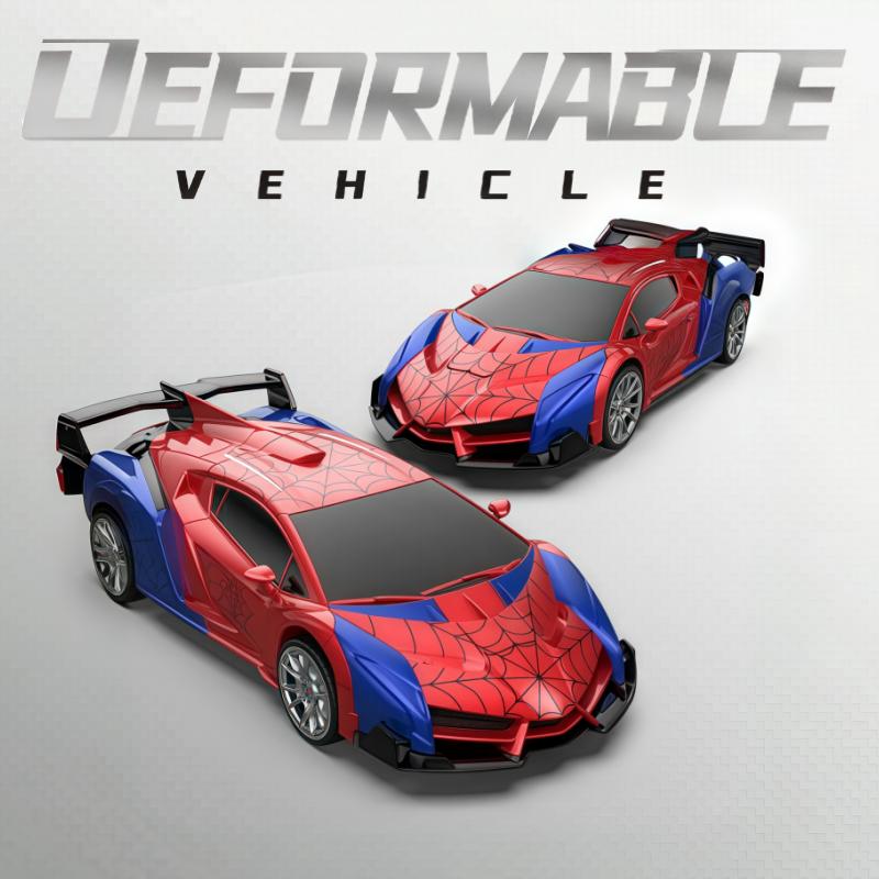 Multifunctional Transforming Vehicle Toy  Racing And Robot Modes  Perfect Gift For Kids