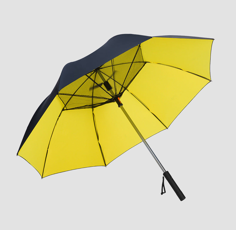 USB Power Bank Umbrella With Fan Summer Cooling