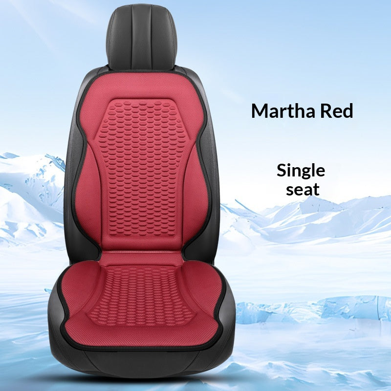 Bump Textured Breathable Cooling Car Seat Cushion For Front Seats