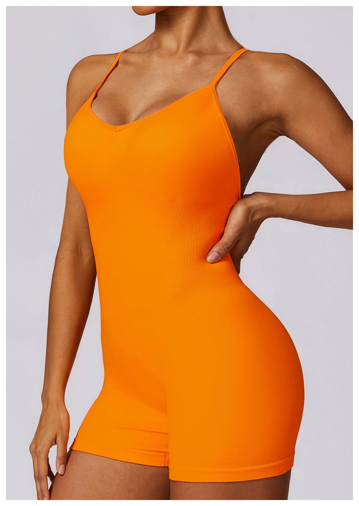 Fitness Seamless Beauty Back Yoga Jumpsuit Sports One-piece