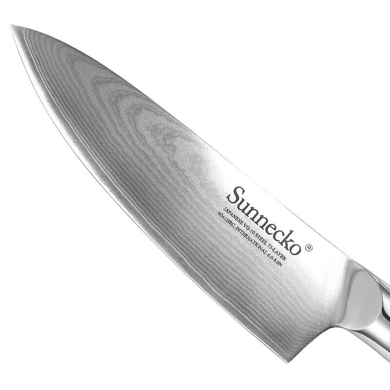 Chef Knife 6.5 Inch Kitchen Cutlery Japanese Knife Damascus Steel Meat Cleaver