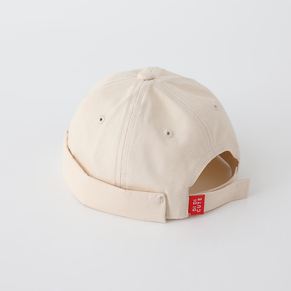 New Children's Single-color Multi-letter Three-dimensional Embroidered Adjustable Minimalist Hip-hop Style Brimless Hat Suitable For Street, Travel And Party Events