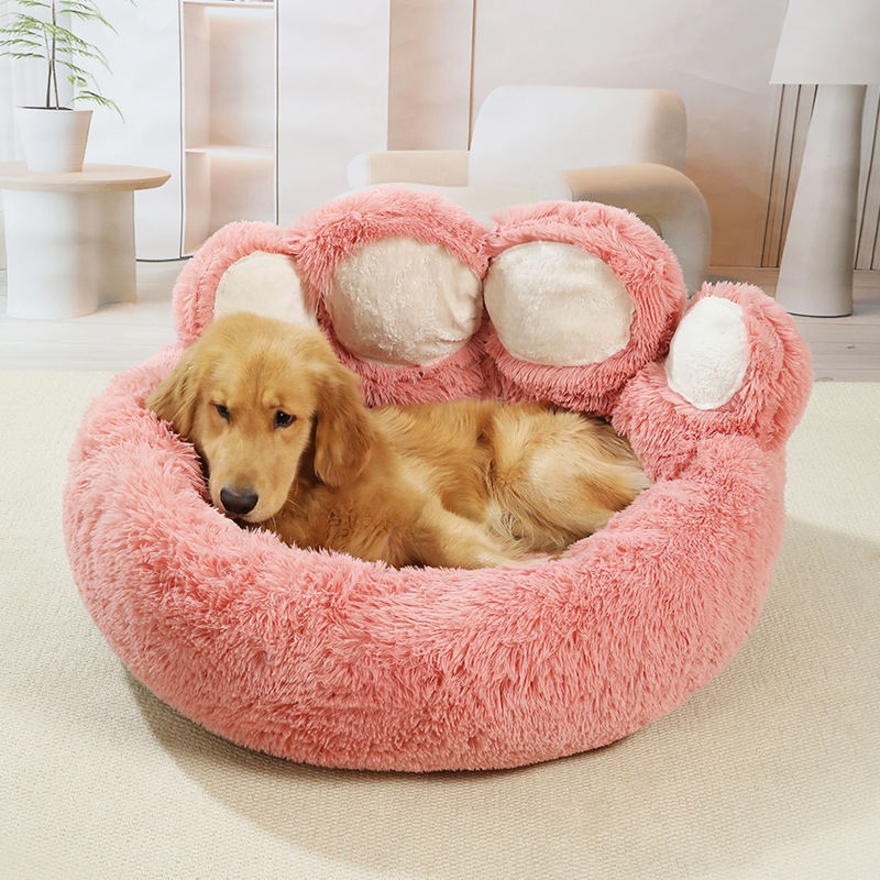 Household Warm Bear-Paw Pet Bed Mat