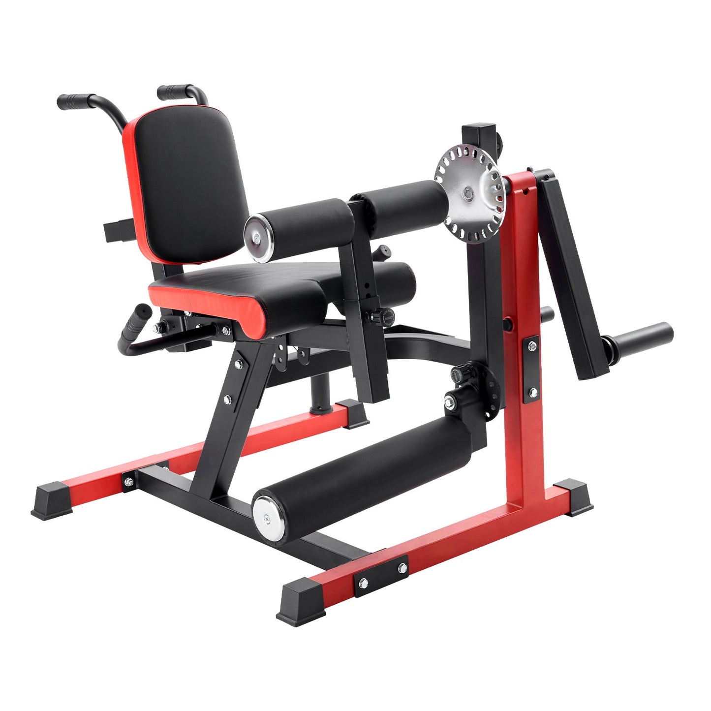 Leg Extension And Curl Machine, Seated Leg Rotary Extension For Thigh, Adjustable Lower Body Specialty Exercises Equipment, Heavy Duty Workout Bench For Home Gym, 550 LBS Capacity