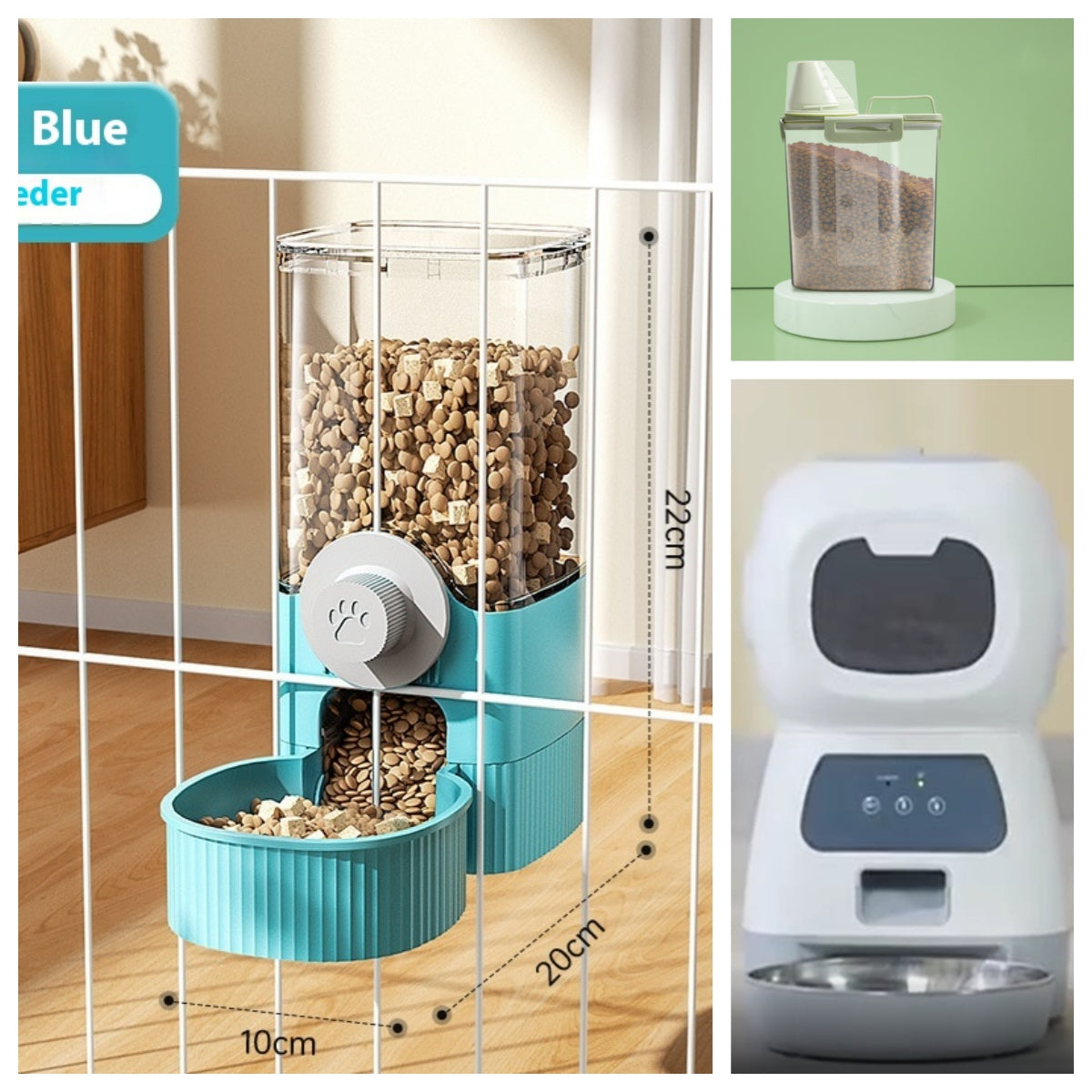 Smart APP Pet Feeder Cat And Dog Food Automatic Dispenser Stainless Steel Bowl Cats And Dogs With Recording Timing Feeding