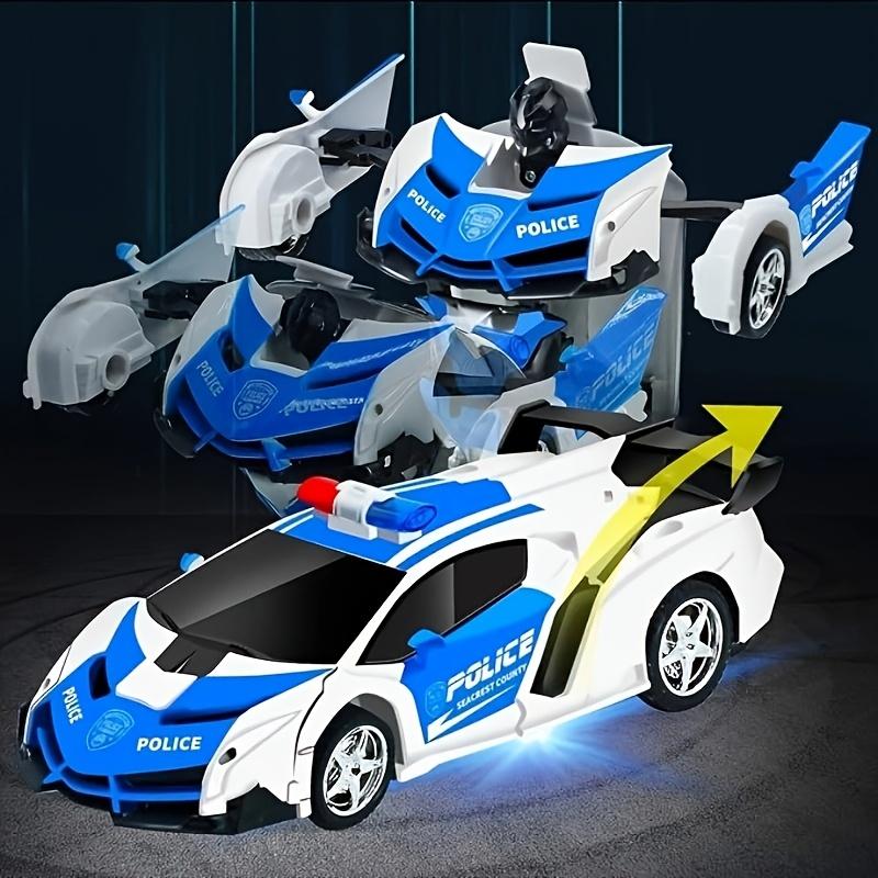 Multifunctional Transforming Vehicle Toy  Racing And Robot Modes  Perfect Gift For Kids