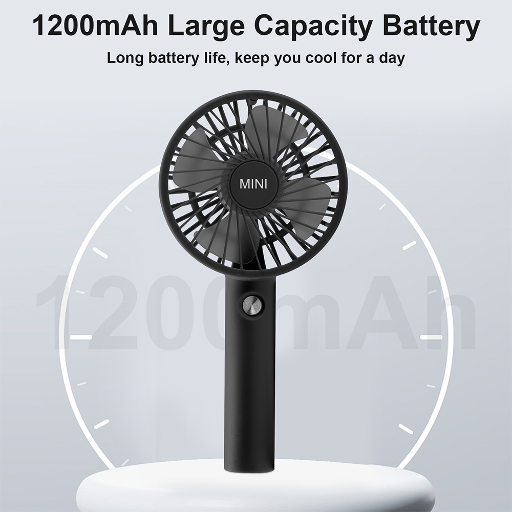 Mini Portable Hand-held Desk Fan Cooling Cooler USB Air Rechargeable 3 Speed