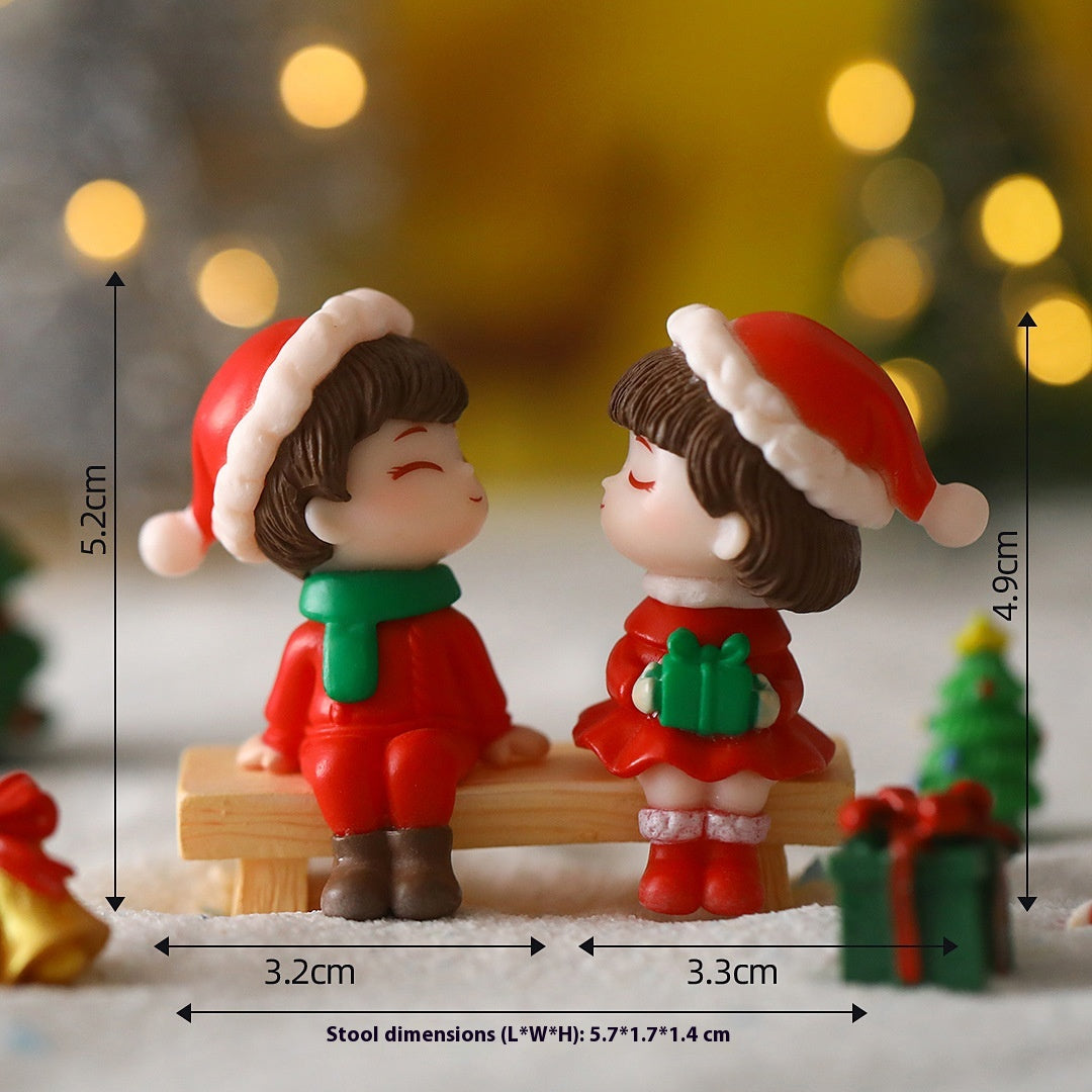 Couple Doll Hand-made Gift Decorations Accessories Desktop Small Ornaments