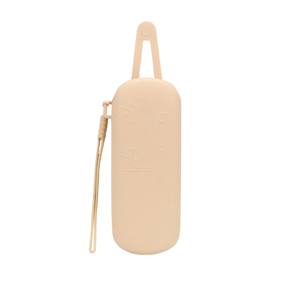 Silicone Glasses Storage Bag Makeup Brush Washing Supplies