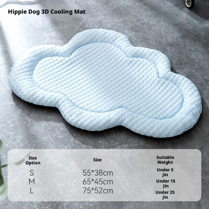 Pet Ice Mat-Sea Blue Cloud-S Code-1