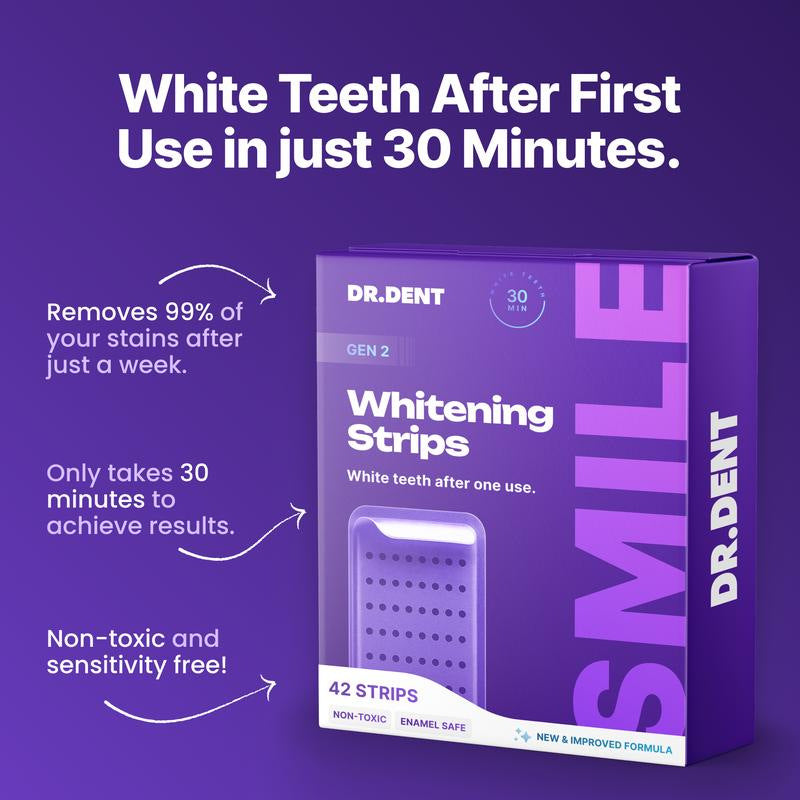 Teeth Whitening Strips For Gentle Daily Care