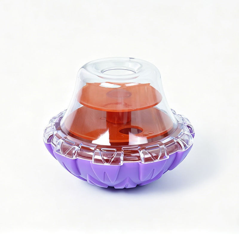 Cat Stress-relief Toy Roly-poly Food Dispenser