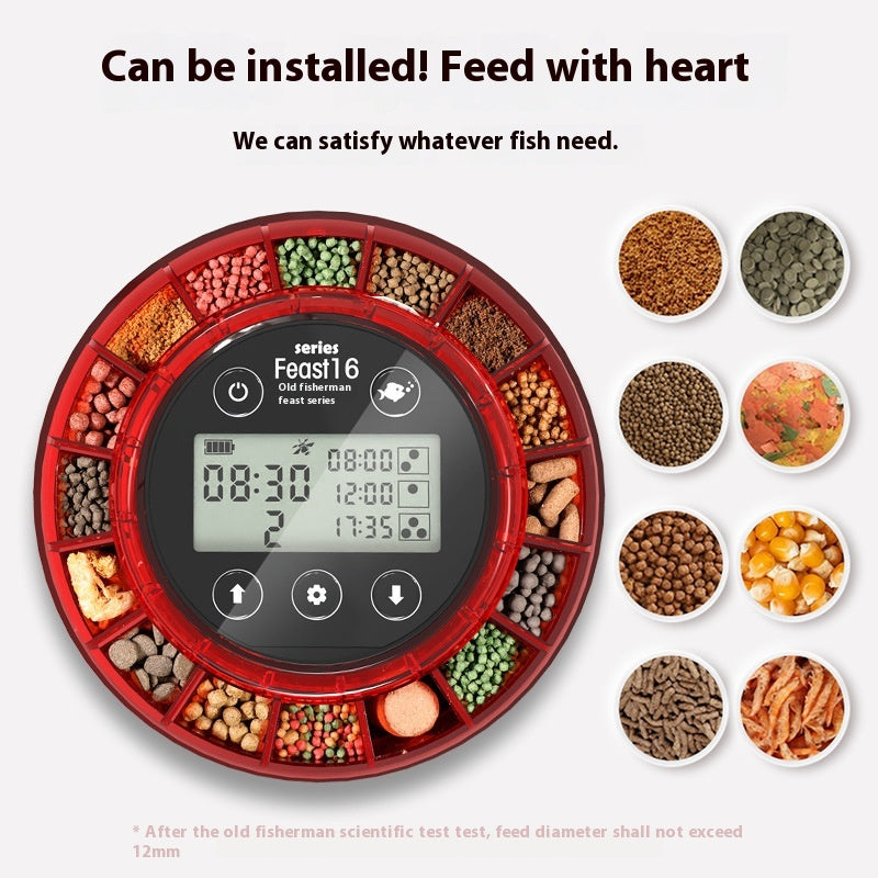 Feeding Artifact Fish Tank Timing Automatic Feeding