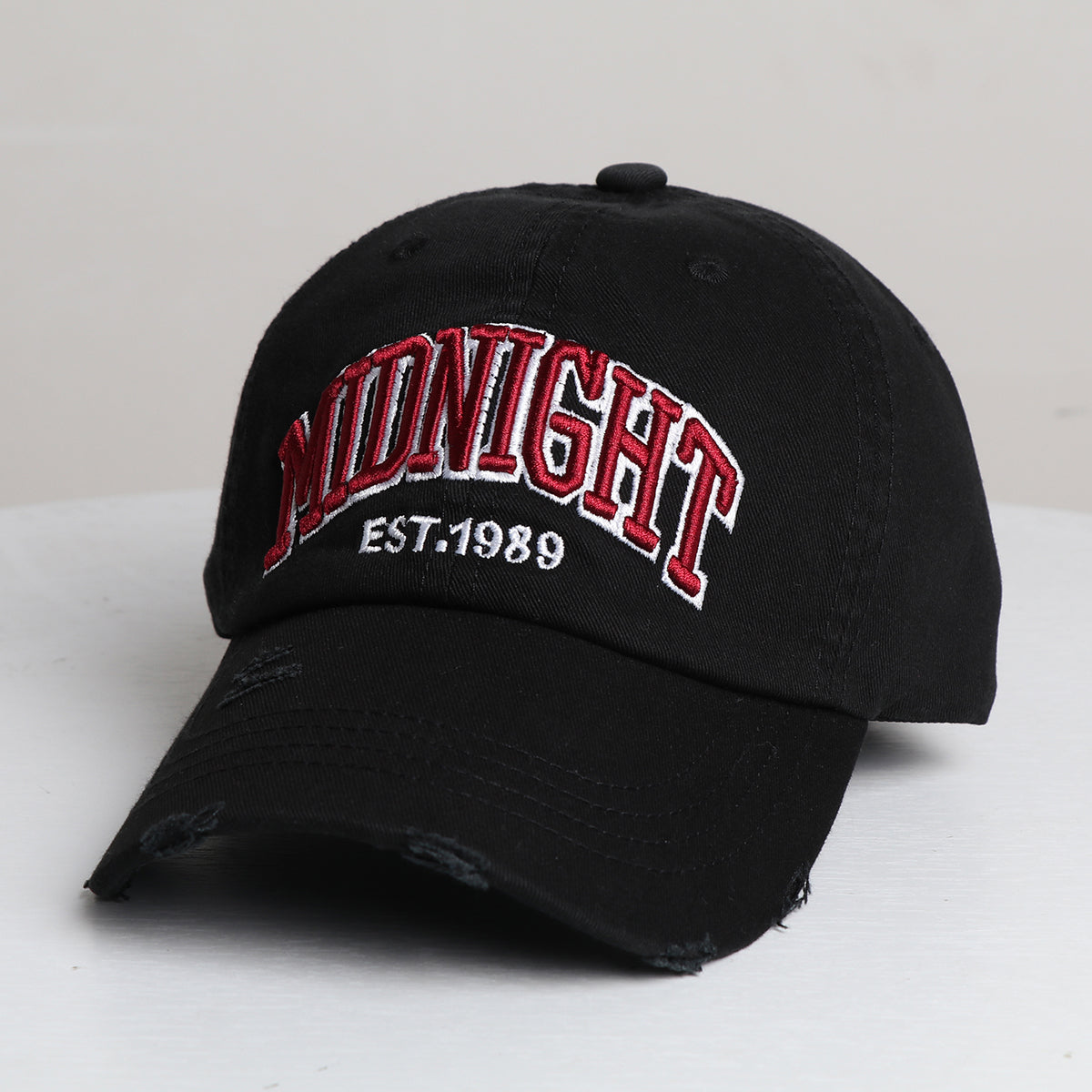Men's And Women's Matching Casual Retro Embroidered Letters 1989 Vintage Soft Top Baseball Cap For Outdoor Street Cool And Versatile Sun Protection Fashionable Brim Hat