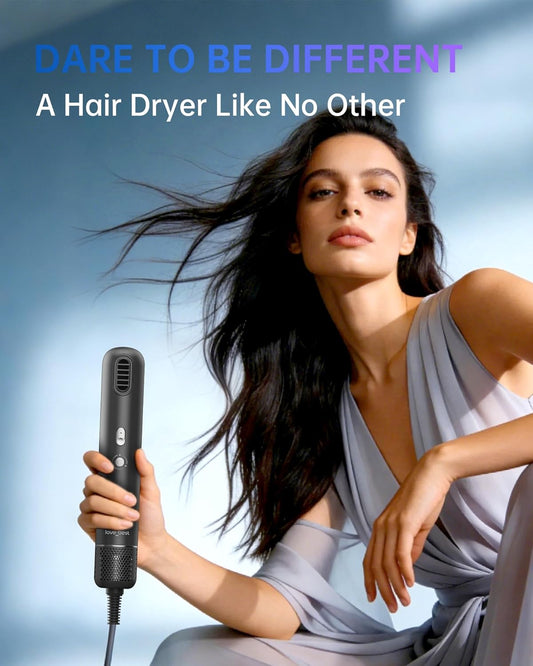 Mini Hair Dryer - Portable Travel Size Hair Dryer, 110,000 RPM For Fast Drying, 1000 Million Ionic For Smoothing, 0.55lb Lightweight Mini Size, Low Noise Blow Dryer For Travel Gym Kids Dog Women Men