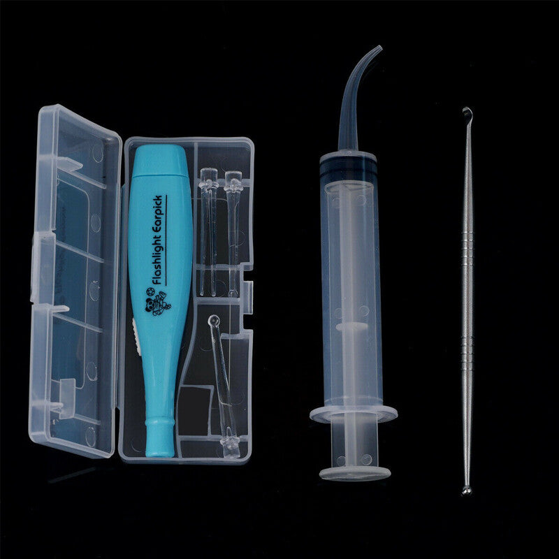 Tonsil Stone Extractor & LED Earwax Removal Tool Kit Oral Care Ear Pick Remover