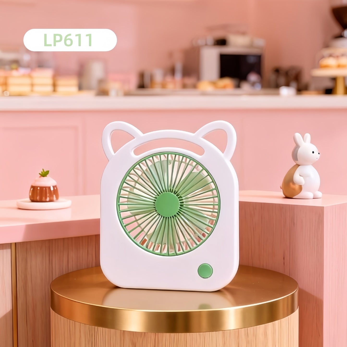 Adjustable-Angle Three-Speed Big Wind USB-Charged Gift Fan