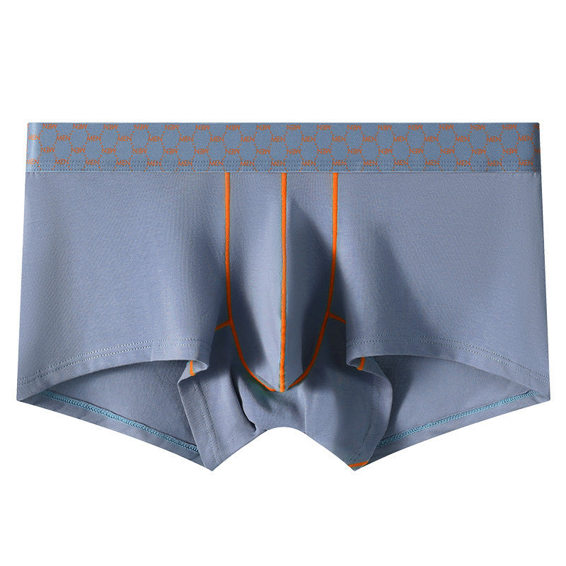 Men's Sports Fitness Low Waist Small Boxer Contrast Color Pants