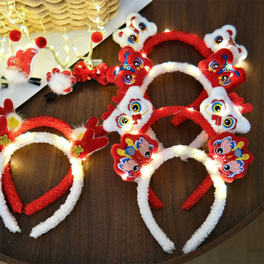 Headband New Year Creative Hair Accessories New Year's Day Annual Meeting Activity Luminous