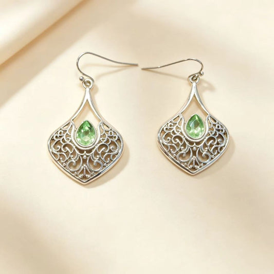 Cross-Border Best-Selling Retro Hollow-Out Pattern Earrings